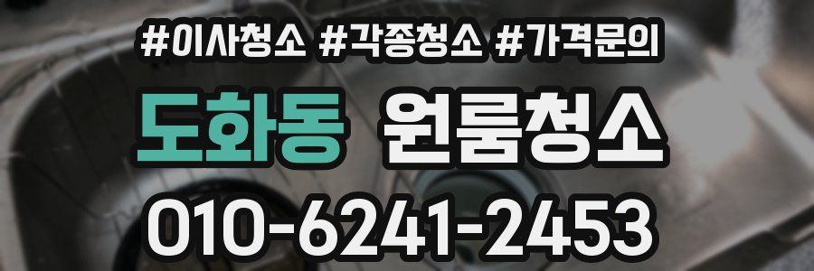 도화동 이사청소