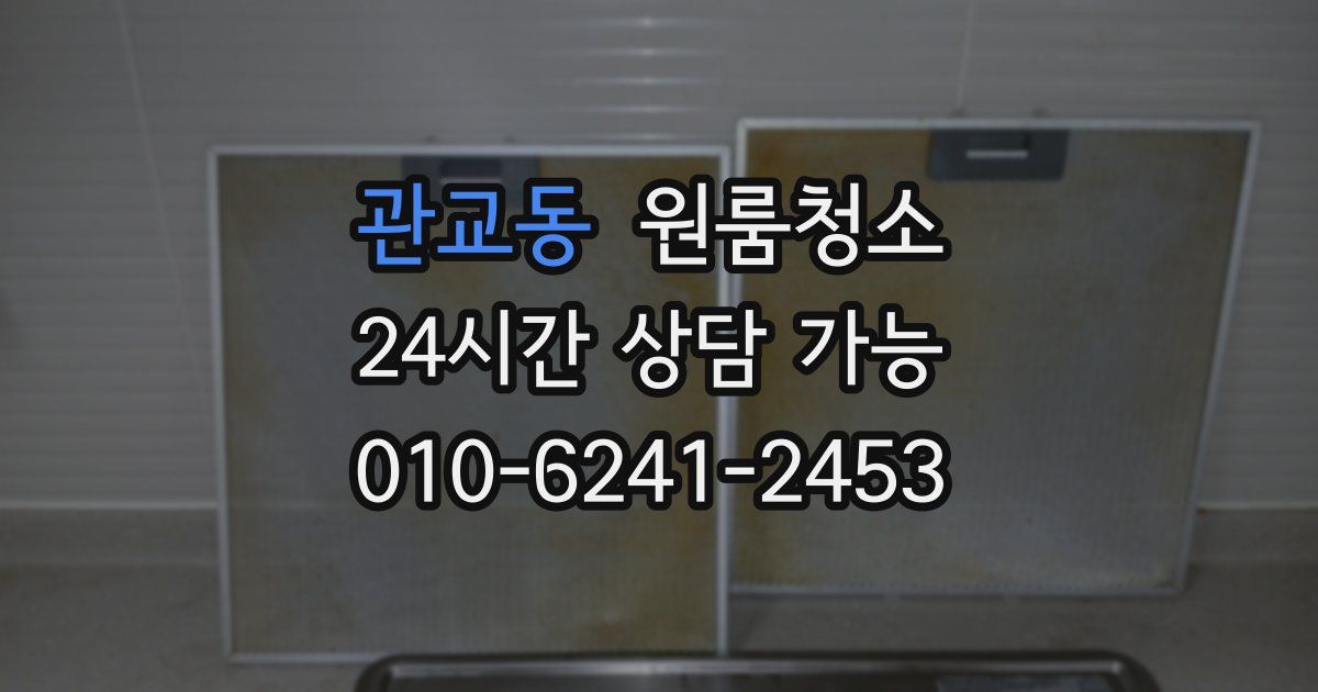 관교동 입주청소