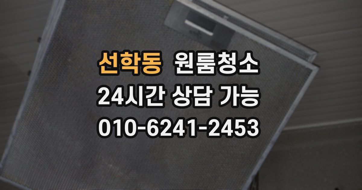 선학동 입주청소