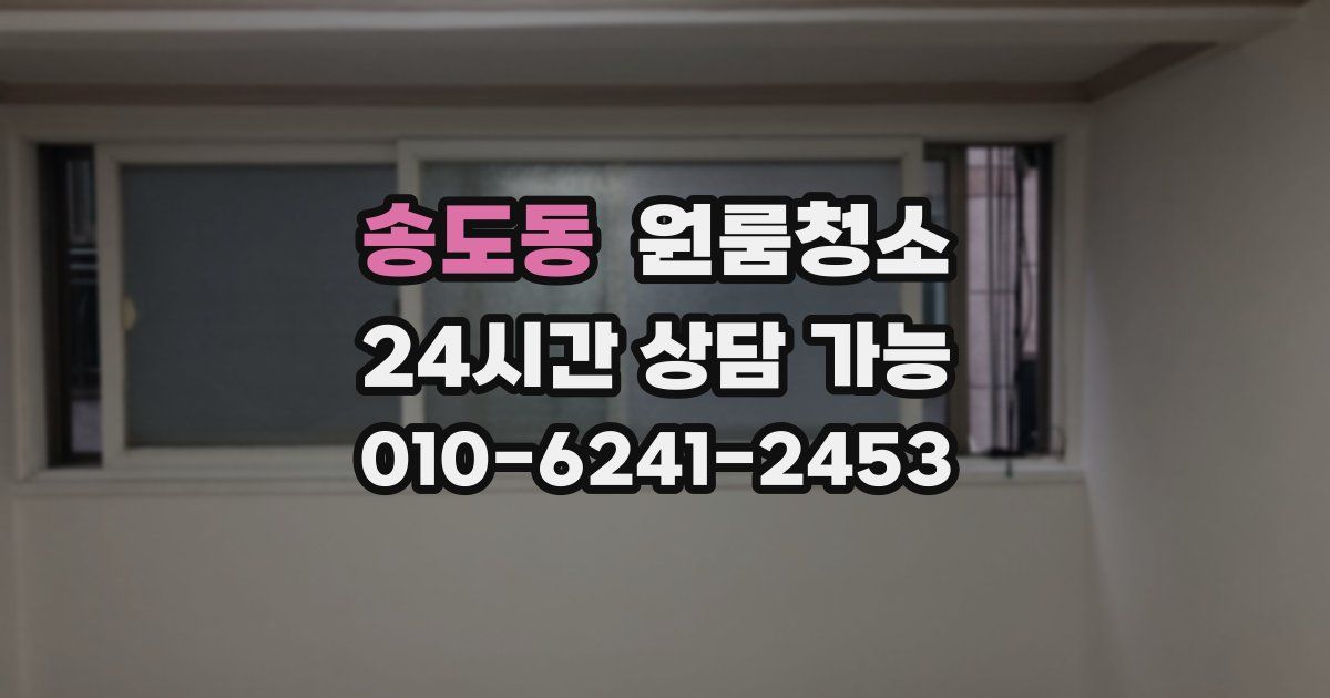 송도동 입주청소