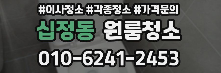 십정동 이사청소