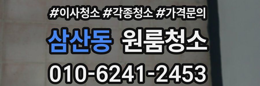 삼산동 이사청소