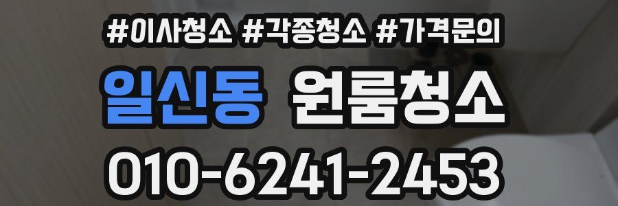 일신동 이사청소