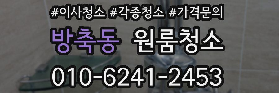 방축동 이사청소