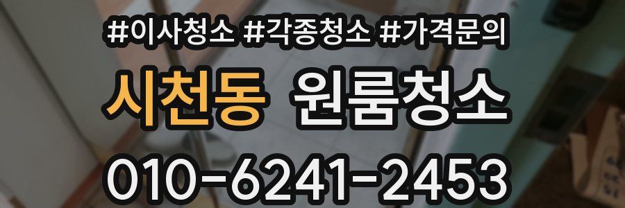 시천동 이사청소