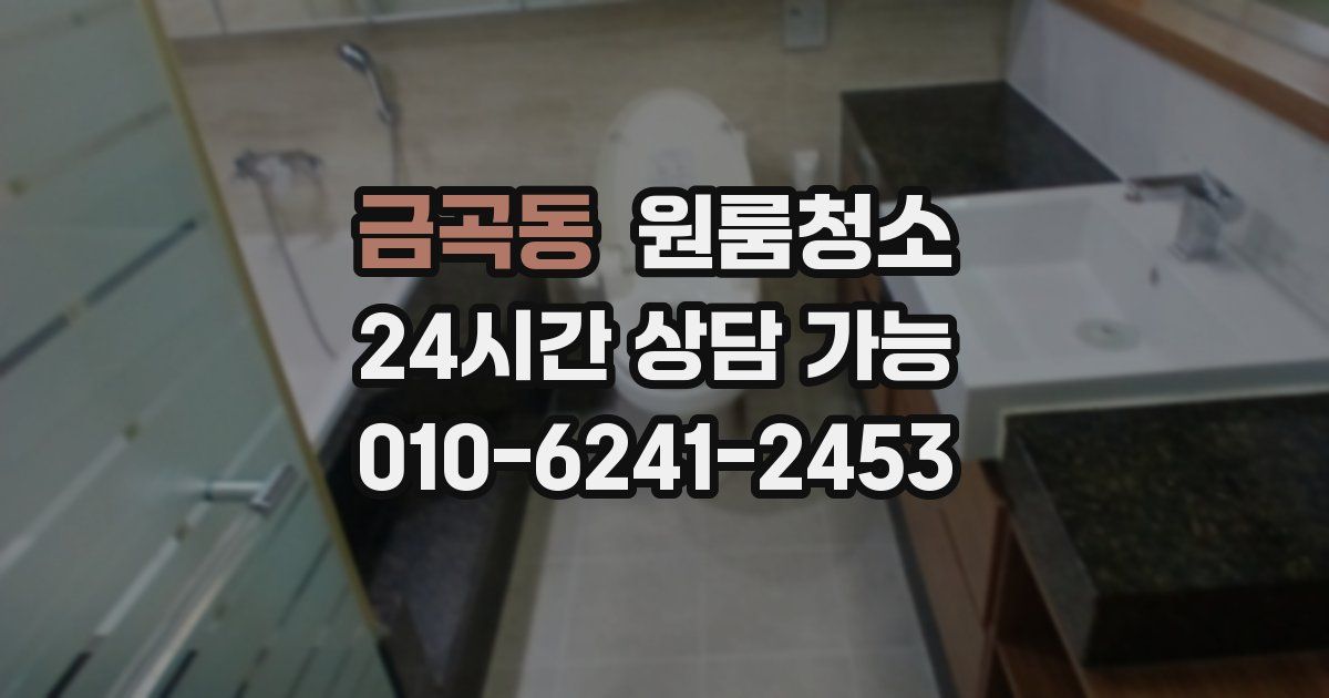 금곡동 입주청소