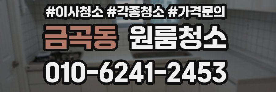 금곡동 이사청소