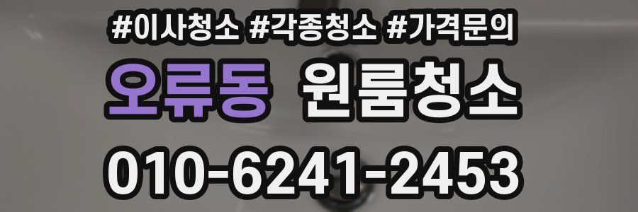 오류동 이사청소