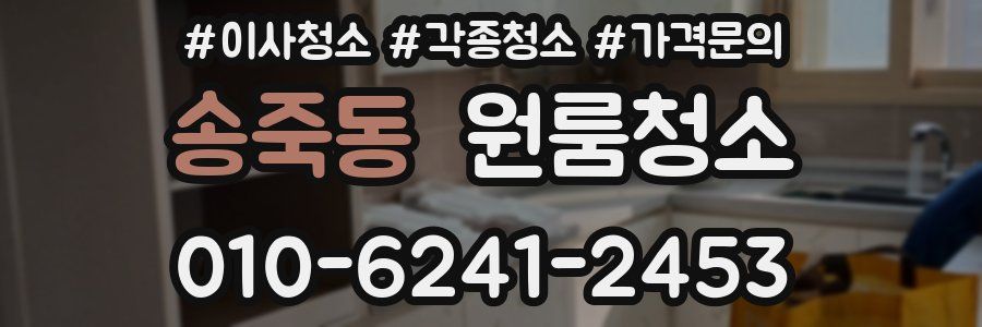 송죽동 이사청소