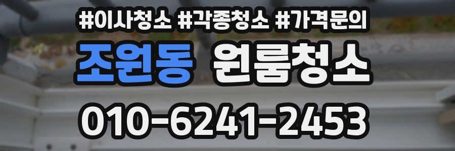 조원동 이사청소