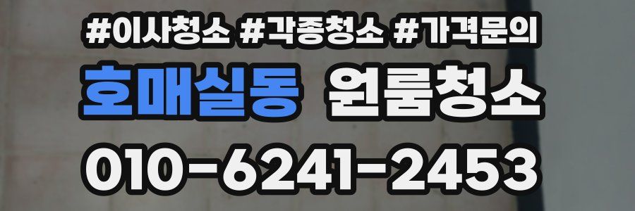 호매실동 이사청소