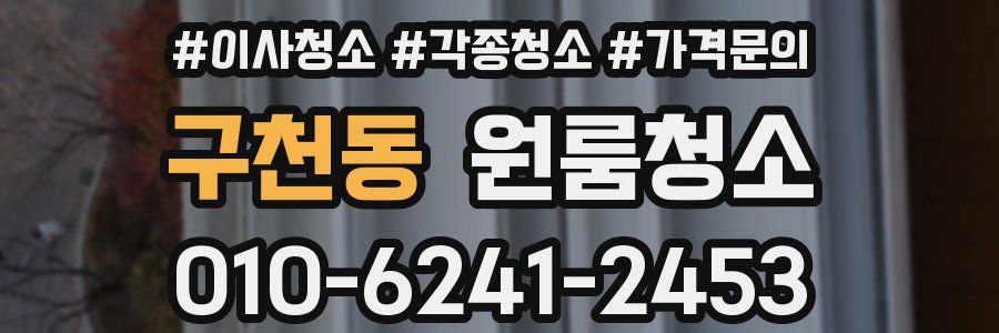 구천동 이사청소