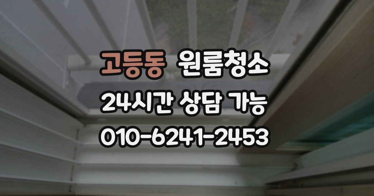 고등동 입주청소