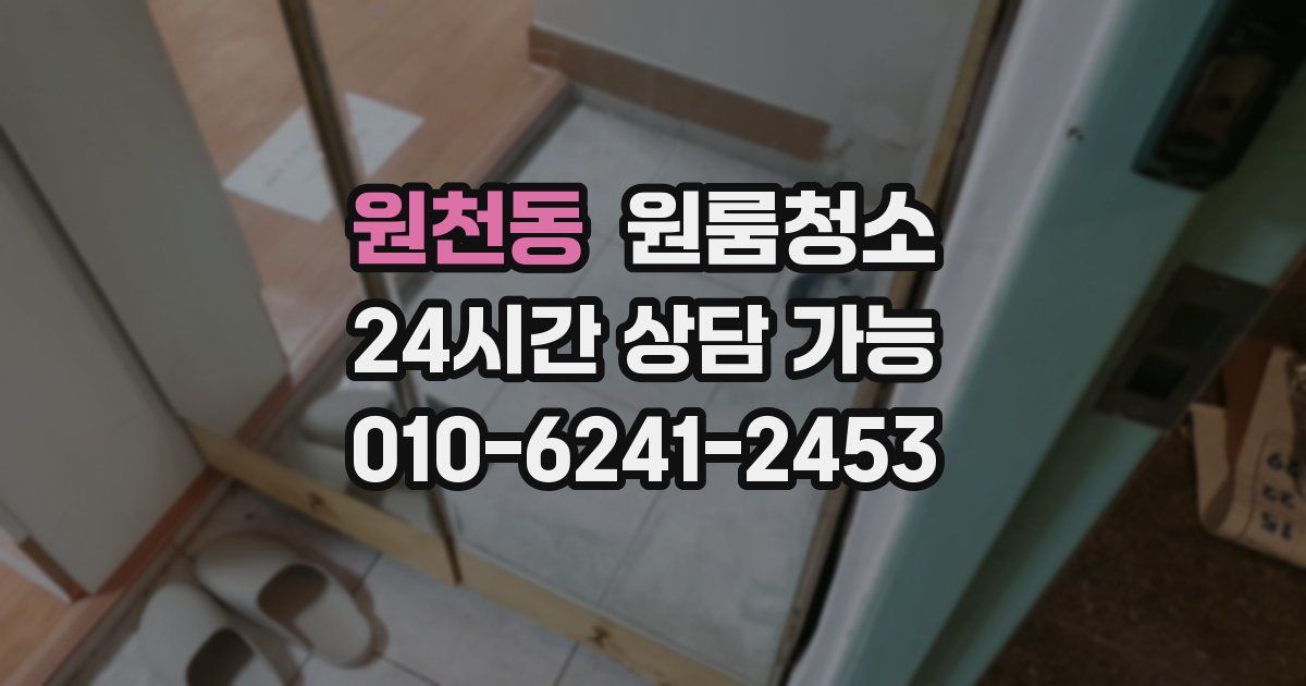 원천동 입주청소