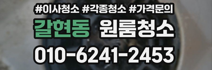 갈현동 이사청소