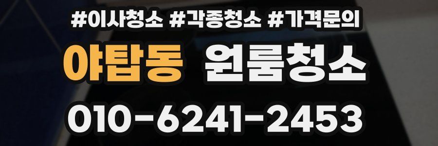 야탑동 이사청소