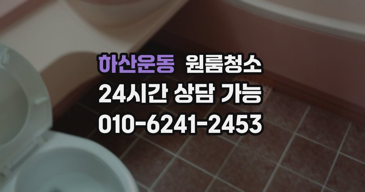 하산운동 입주청소