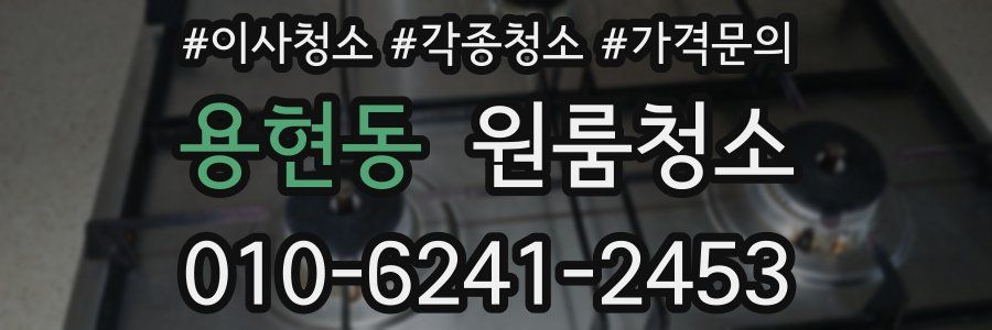 용현동 이사청소