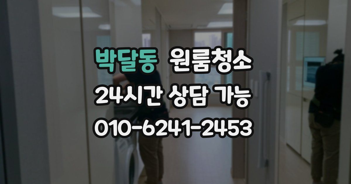 박달동 입주청소