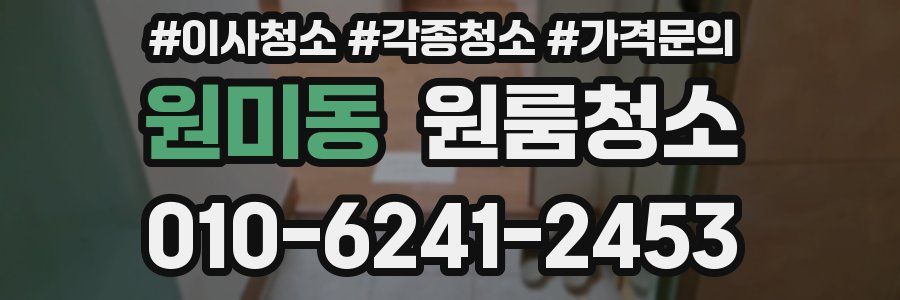 원미동 이사청소