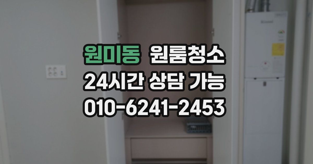 원미동 입주청소