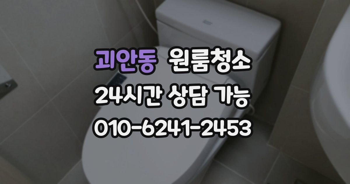 괴안동 입주청소