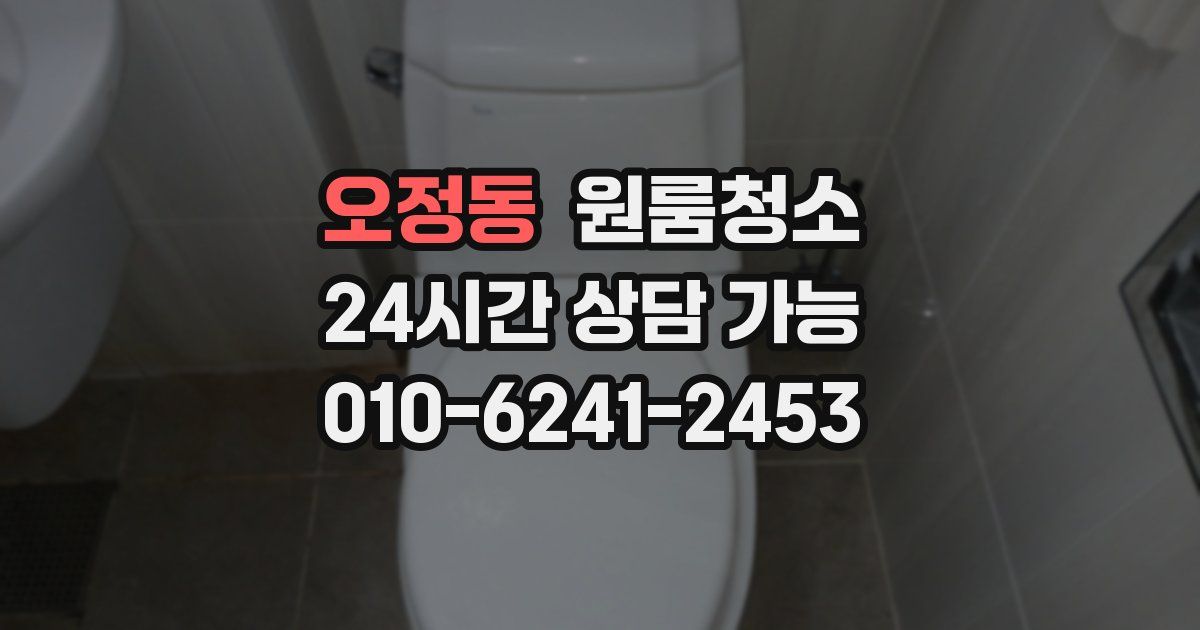 오정동 입주청소