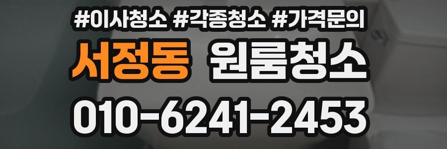 서정동 이사청소