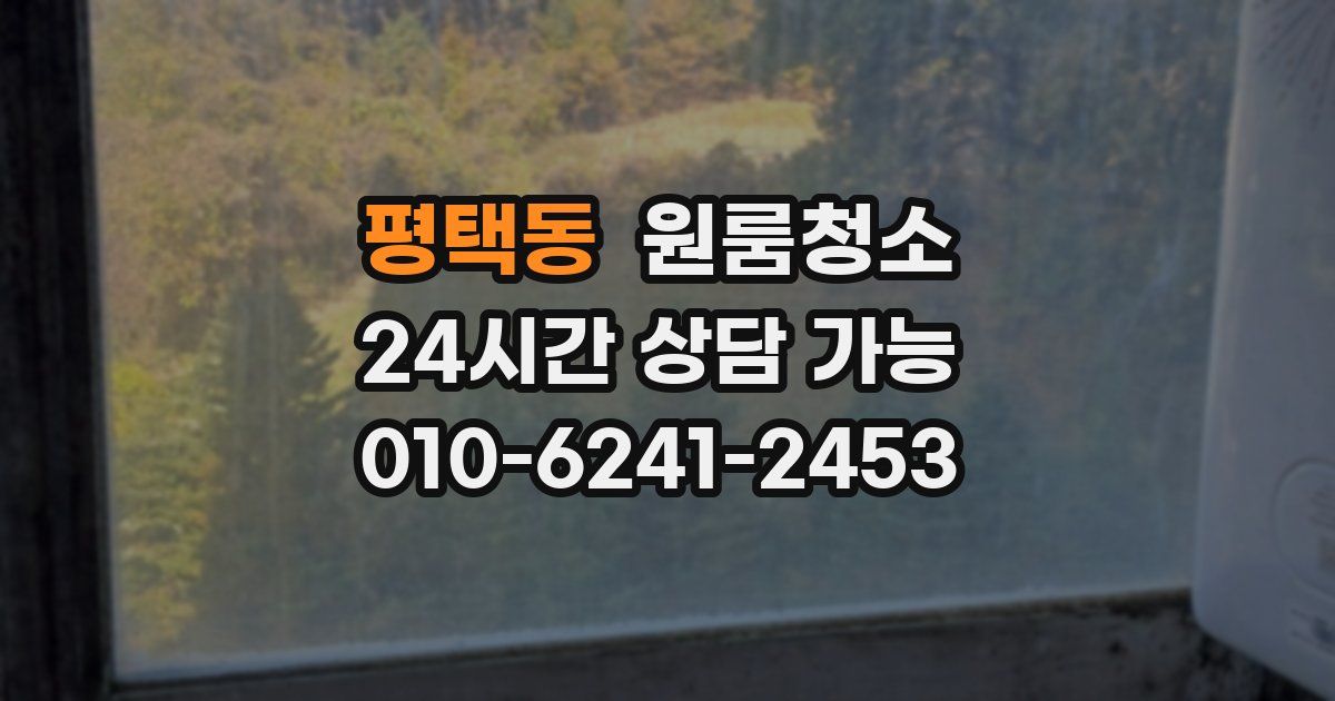 평택동 입주청소