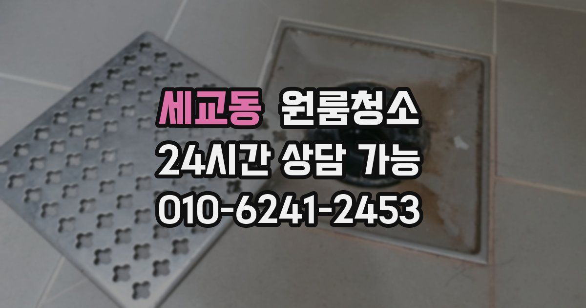 세교동 입주청소