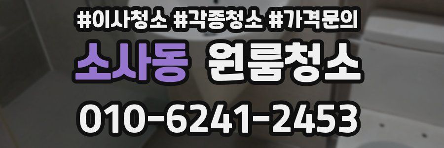 소사동 이사청소