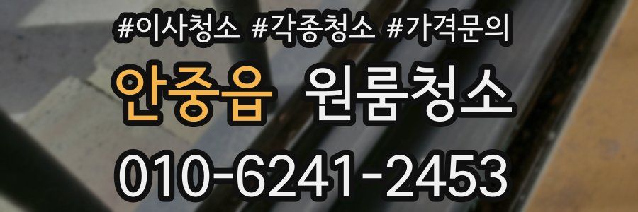 안중읍 이사청소