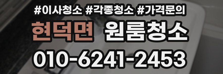 현덕면 이사청소