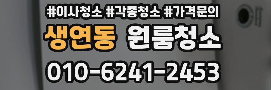 생연동 이사청소