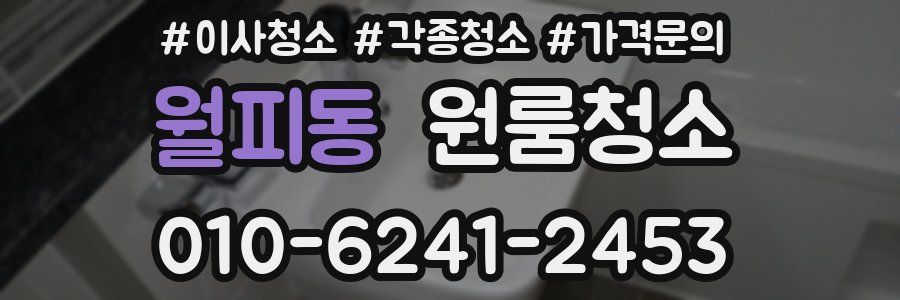 월피동 이사청소