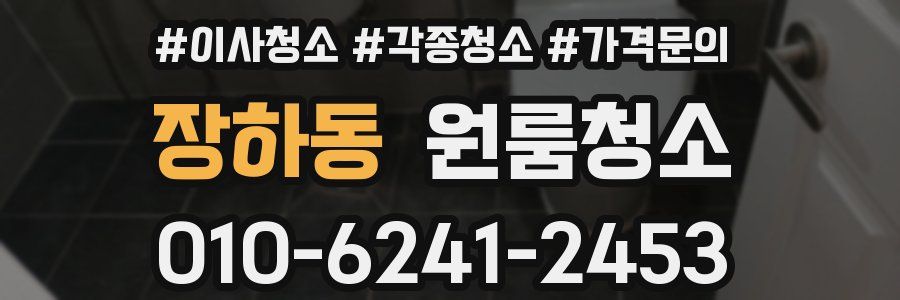 장하동 이사청소