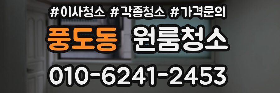 풍도동 이사청소