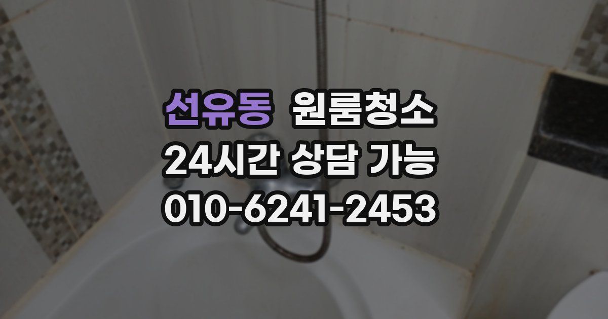 선유동 입주청소