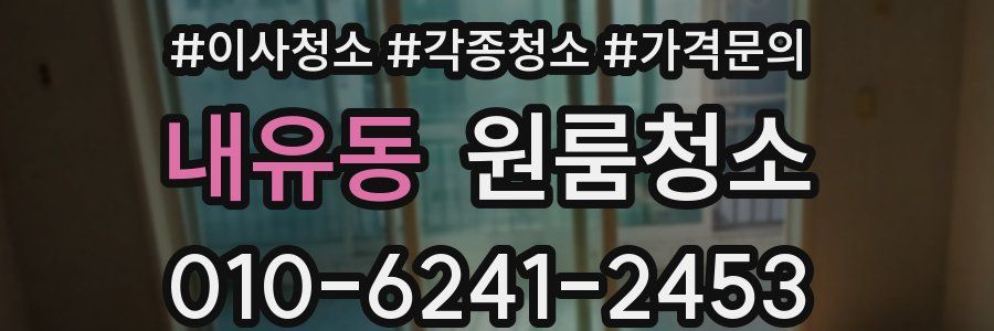 내유동 이사청소