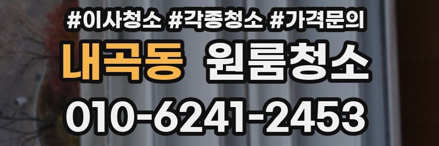 내곡동 이사청소