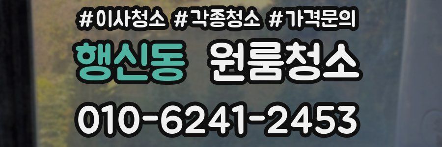 행신동 이사청소