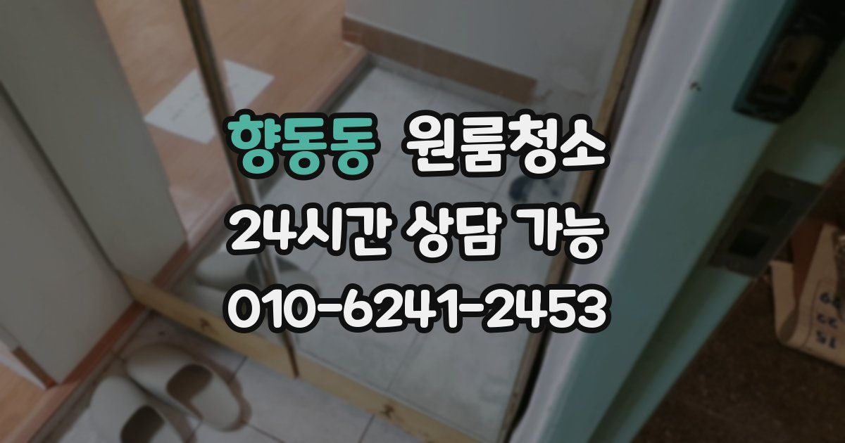 향동동 입주청소