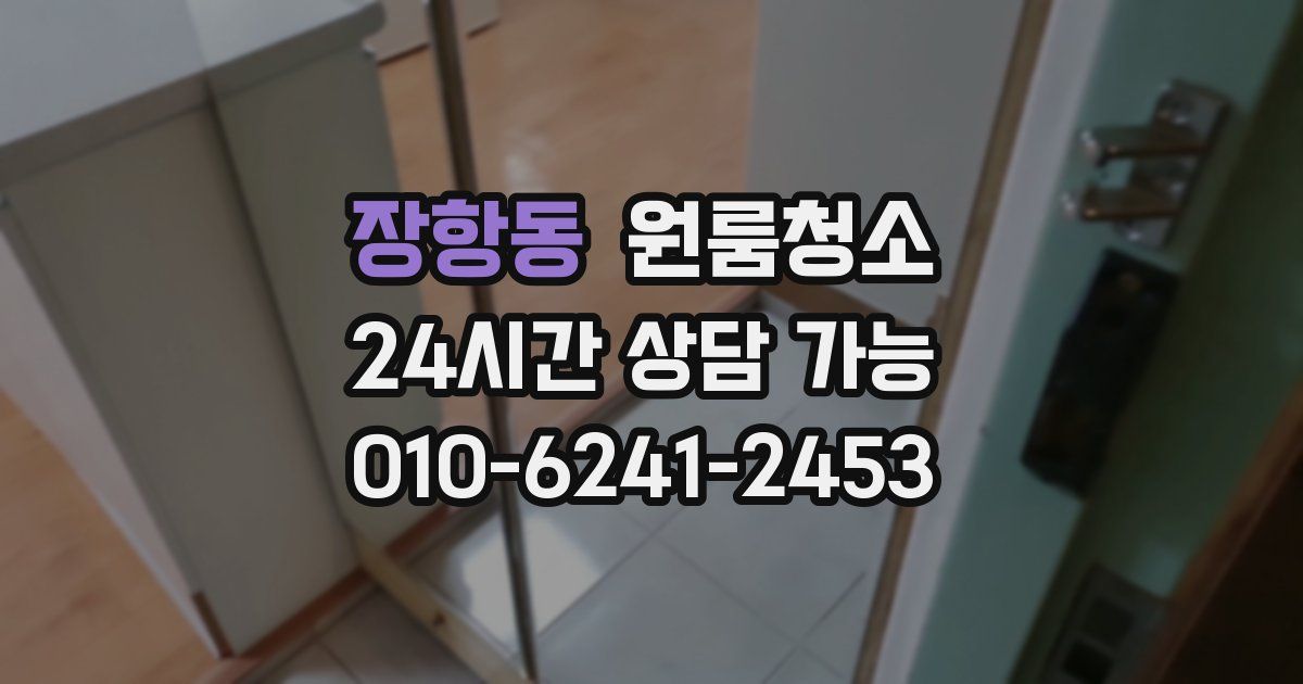 장항동 입주청소