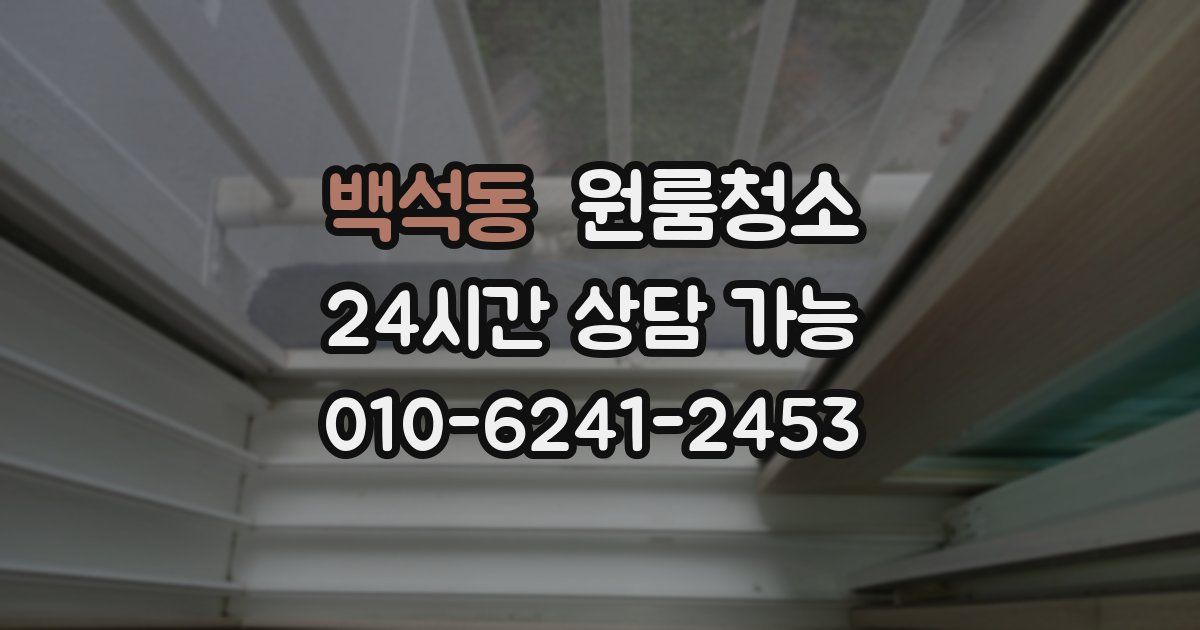 백석동 입주청소