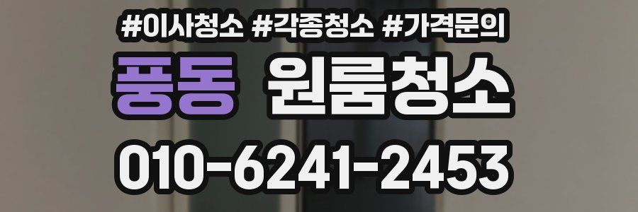 풍동 이사청소