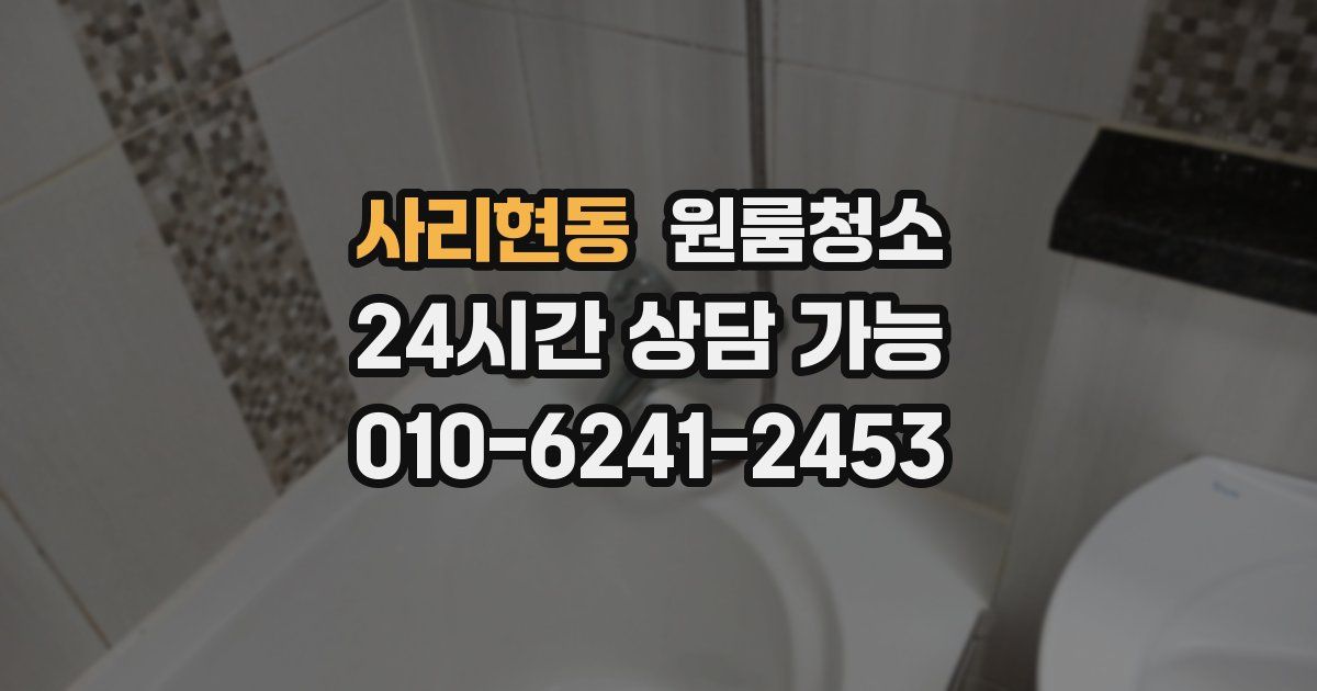 사리현동 입주청소