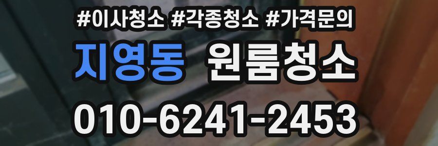 지영동 이사청소