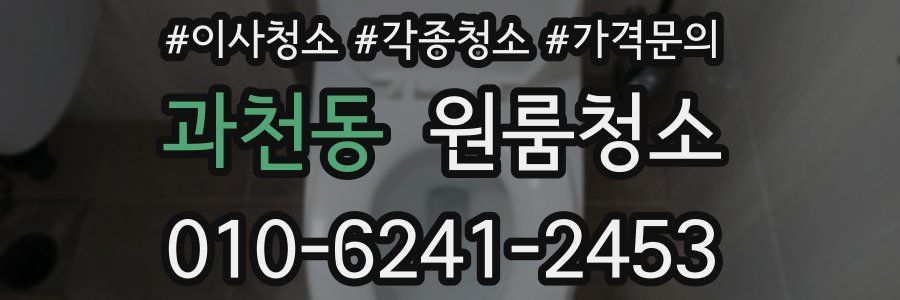 과천동 이사청소