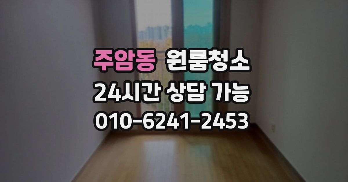 주암동 입주청소