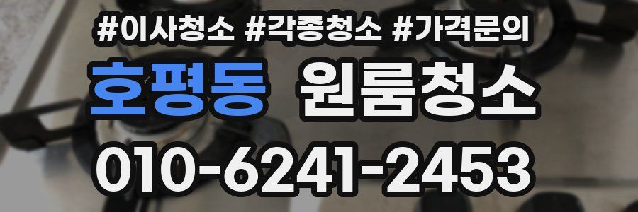 호평동 이사청소